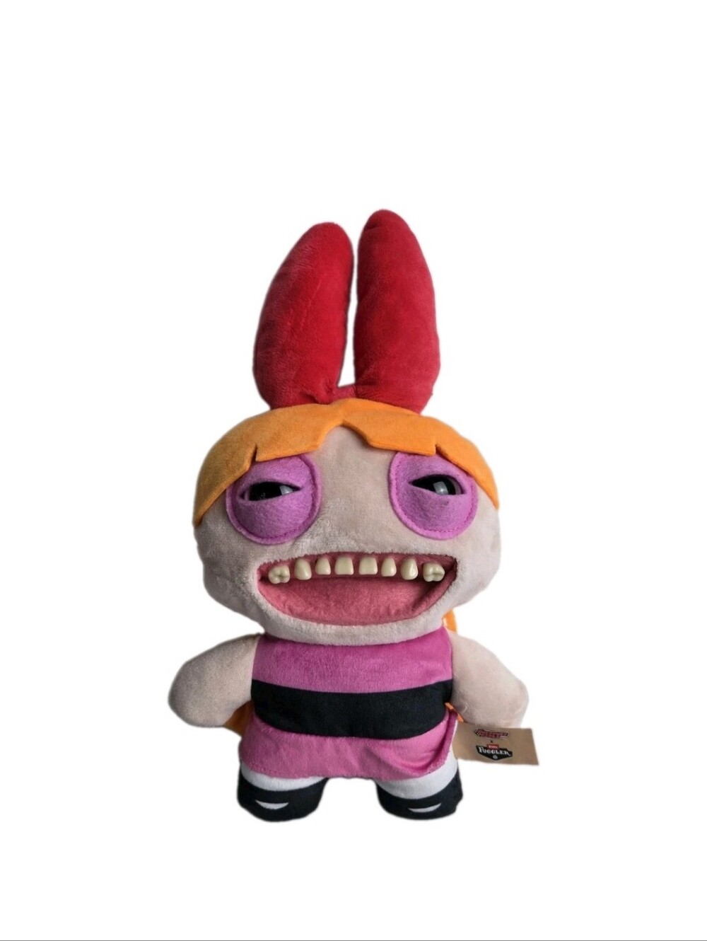 FUGGLER Powerpuff Girls BLOSSOM 9-Inch Collectible Toy PLUSH Doll Stuffed Animal